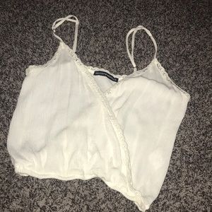 Brandy Melville white crop top